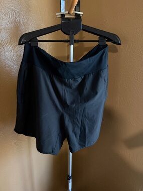 Libian High-Waist Black Women's Shorts